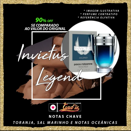 Perfume Similar Gadis 695 Inspirado em Invictus Legend Contratipo